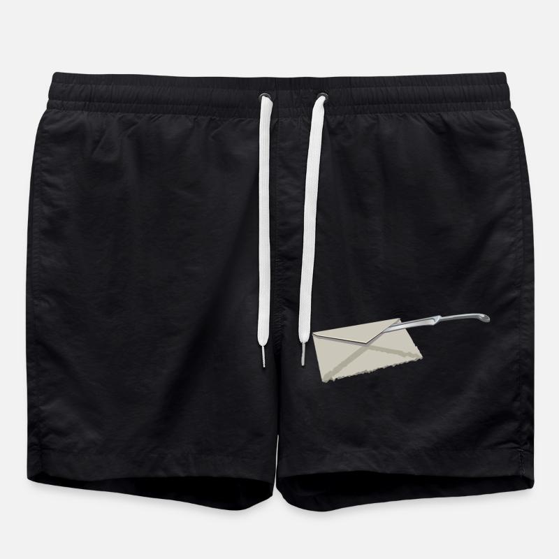 Ouvre-lettre | Coupe-papier - Short de bain - noir