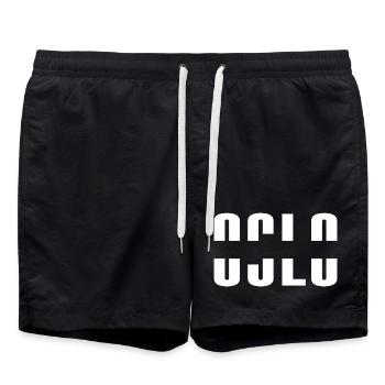 Oslo - Short de bain - noir - Devant - AI Model Male 185 light (185cm)