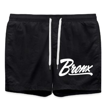 Chemise du Bronx - Short de bain - noir - Devant - AI Model Male 185 light (185cm)