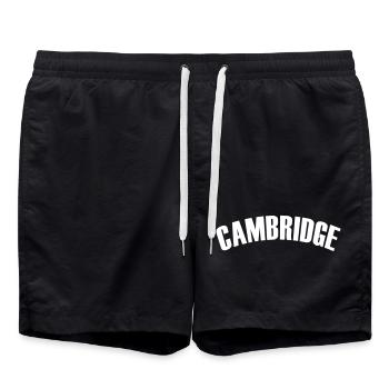 Chemise Cambridge - Short de bain - noir - Devant - AI Model Male 185 light (185cm)