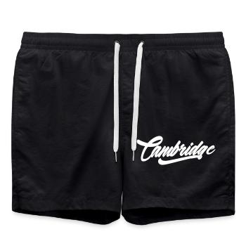 Chemise Cambridge - Short de bain - noir - Devant - AI Model Male 185 light (185cm)