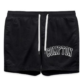 Chemise Compton - Short de bain - noir - Devant - AI Model Male 185 light (185cm)