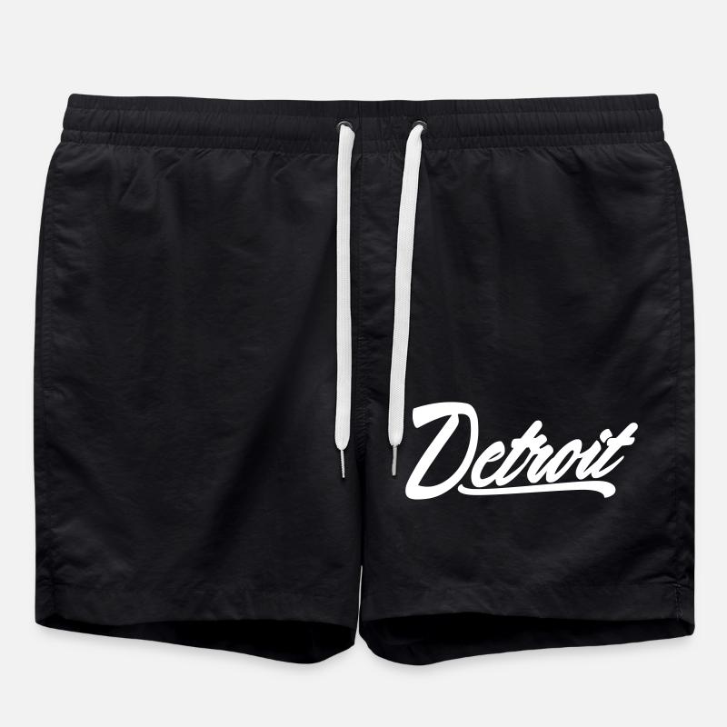 Chemise de Détroit - Short de bain - noir
