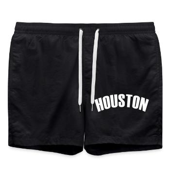 Chemise Houston - Short de bain - noir - Devant - AI Model Male 185 light (185cm)