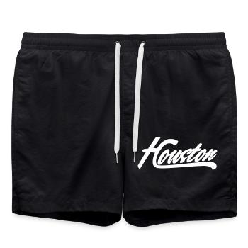 Chemise Houston - Short de bain - noir - Devant - AI Model Male 185 light (185cm)