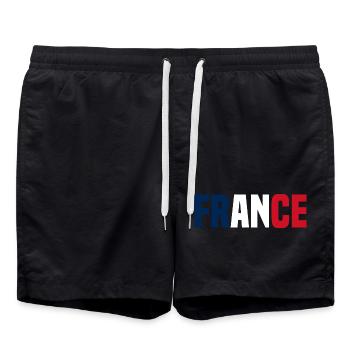 France - Short de bain - noir - Devant - AI Model Male 185 light (185cm)