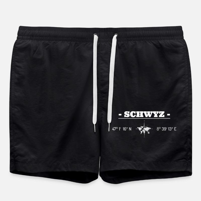 Coordonnées Schwyz - Short de bain - noir