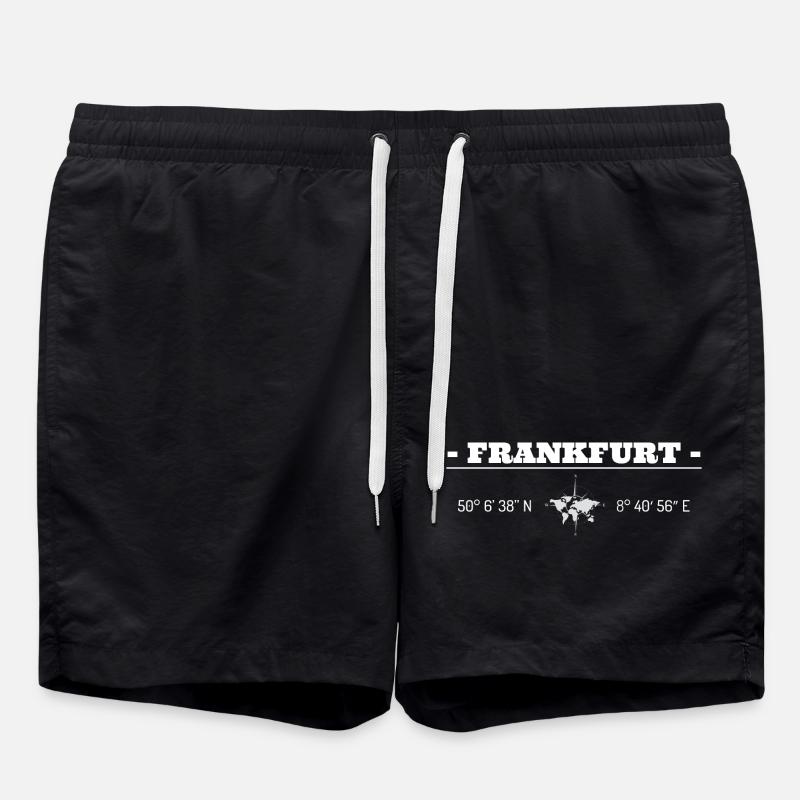 Coordonnées Francfort-sur-le-Main - Short de bain - noir