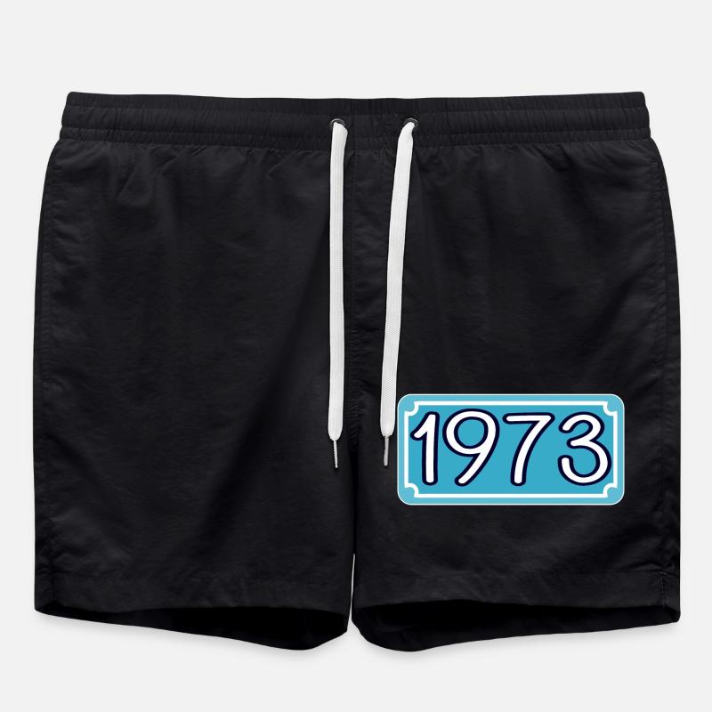 Année de naissance 1973 - Short de bain - noir