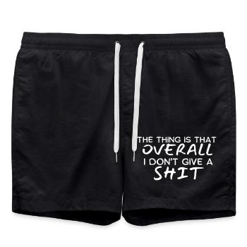 Das Ding - Badeshorts - Schwarz - Vorne - AI Model Male 185 light (185cm)