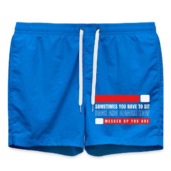 Admire à quel point tu es perturbé - Short de bain - cobalt blue - Devant