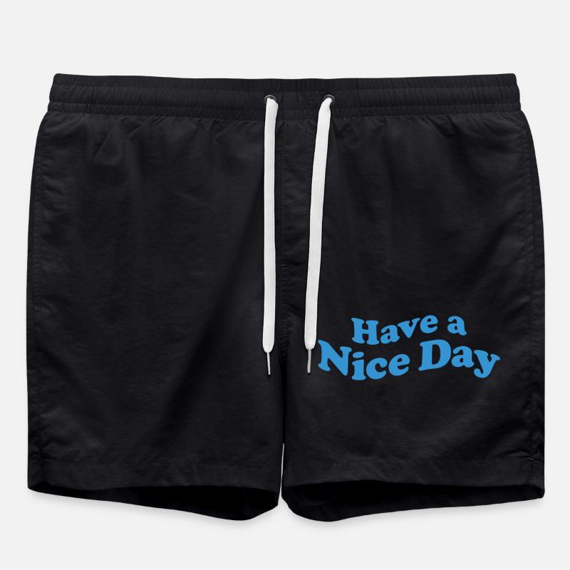 nice day - Badeshorts - Schwarz