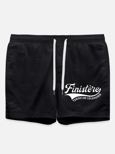 Finistère Terre de légendes - Short de bain - noir