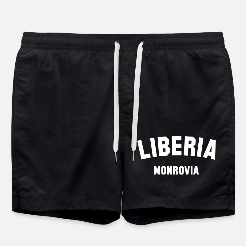 MONROVIA, Liberia - Swim Trunks - black