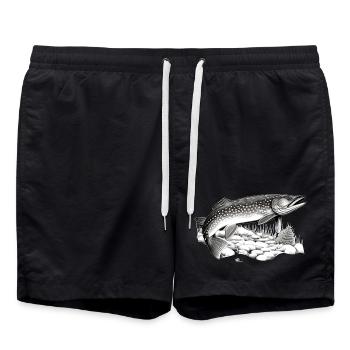 Pike - Swim Trunks - black - Front - AI Model Male 185 light (185cm)