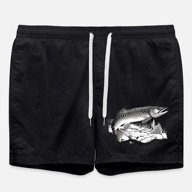 Hecht - Badeshorts - Schwarz