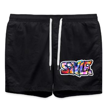 Stylisez votre vie - Short de bain - noir - Devant - AI Model Male 185 light (185cm)