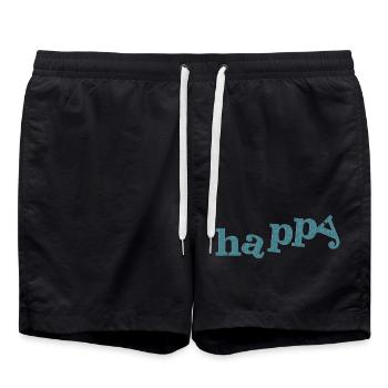 HAPPY - Swim Trunks - black - Front - AI Model Male 185 light (185cm)