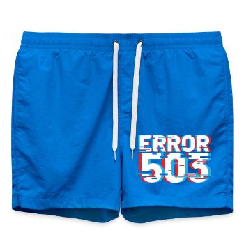 Fehler 503 Glitch - Badeshorts - Cobalt blue - Vorne