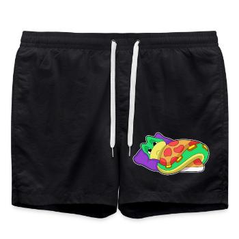 Schlange Schlafen Decke - Badeshorts - Schwarz - Vorne - AI Model Male 185 light (185cm)