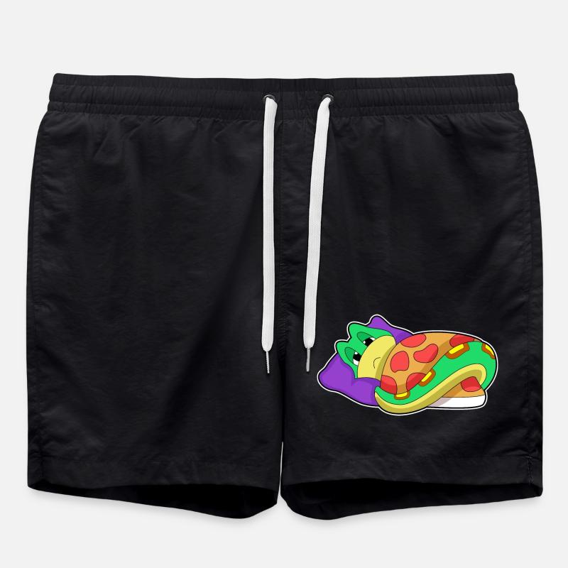 Oreiller de couverture serpent - Short de bain - noir