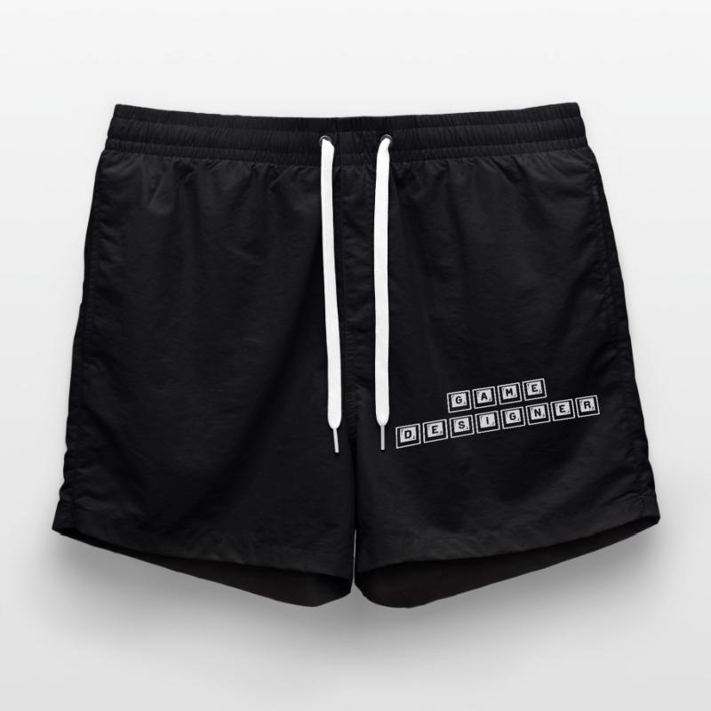 Clavier de conception de jeu Short de bain