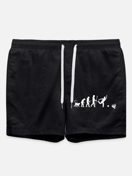 Evolution of Bowling - Badeshorts - Schwarz