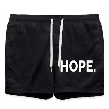 Retro - Hope - Swim Trunks - black - Front - AI Model Male 185 light (185cm)