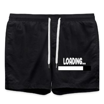 CHARGEMENT - Short de bain - noir - Devant - AI Model Male 185 light (185cm)