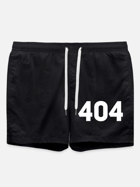 404 not found - Swim Trunks - black