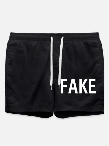 Fake - Swim Trunks - black