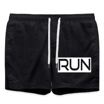 Courir - Short de bain - noir - Devant - AI Model Male 185 light (185cm)