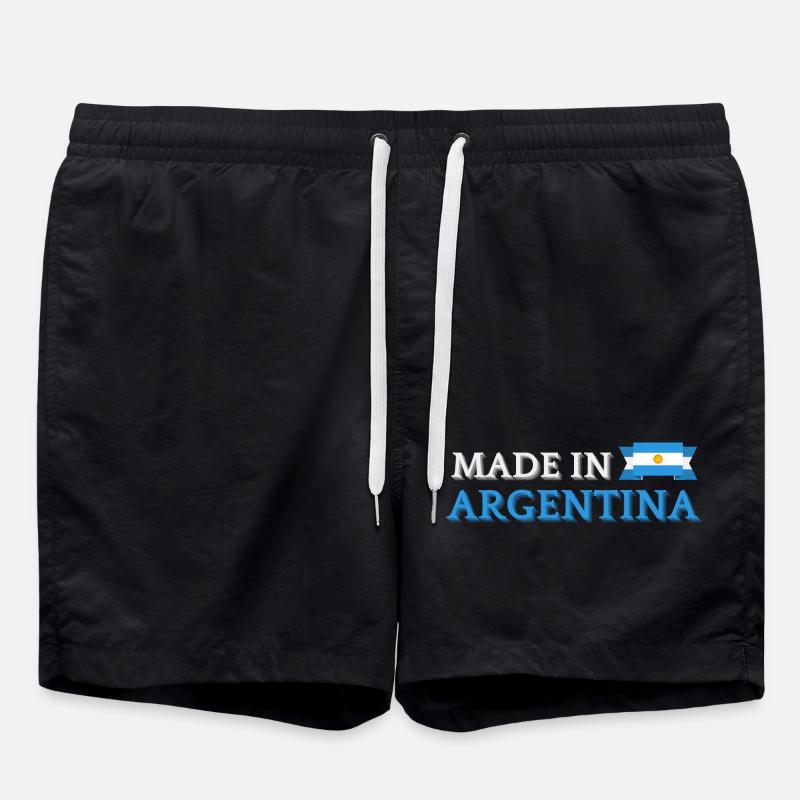 Made in Argentina, Argentine pride - Swim Trunks - black
