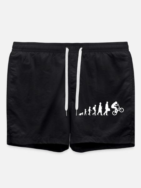 Evolution of BMX - Swim Trunks - black