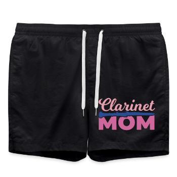 Clarinet Mama - Swim Trunks - black - Front - AI Model Male 185 light (185cm)