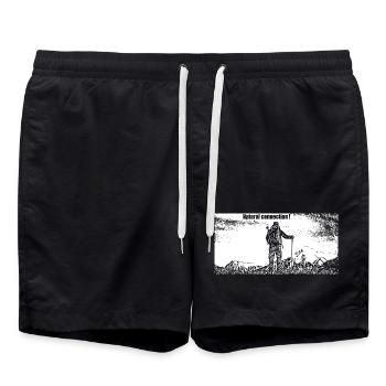 Run and run again - Short de bain - noir - Devant - AI Model Male 185 light (185cm)