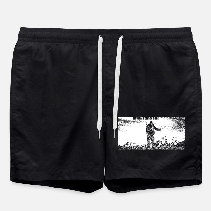 Run and run again - Short de bain - noir
