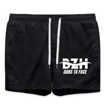 Bretagne, Bretagne humour, Breitz - Short de bain - noir - Devant - AI Model Male 185 light (185cm)