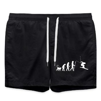 Évolution du ski - Short de bain - noir - Devant - AI Model Male 185 light (185cm)