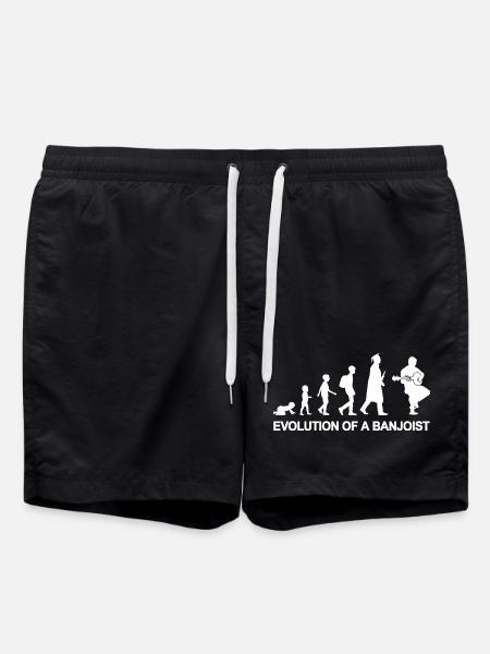 Development of a Banjo Player - Swim Trunks - black