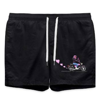 Samson Girl - Swim Trunks - black - Front - AI Model Male 185 light (185cm)