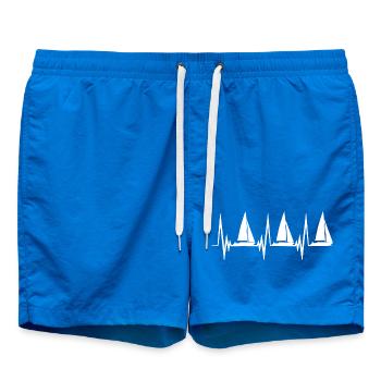 Sailing Heartbeat - Swim Trunks - cobalt blue - Front
