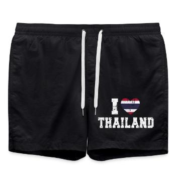 Thaïlande - Short de bain - noir - Devant - AI Model Male 185 light (185cm)