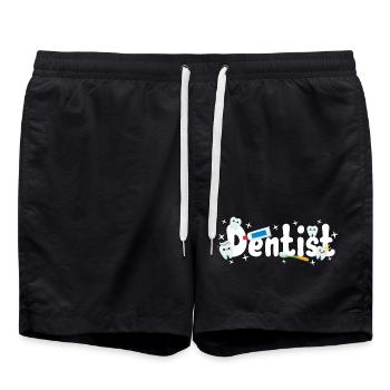 Dentist Dentist - Swim Trunks - black - Front - AI Model Male 185 light (185cm)