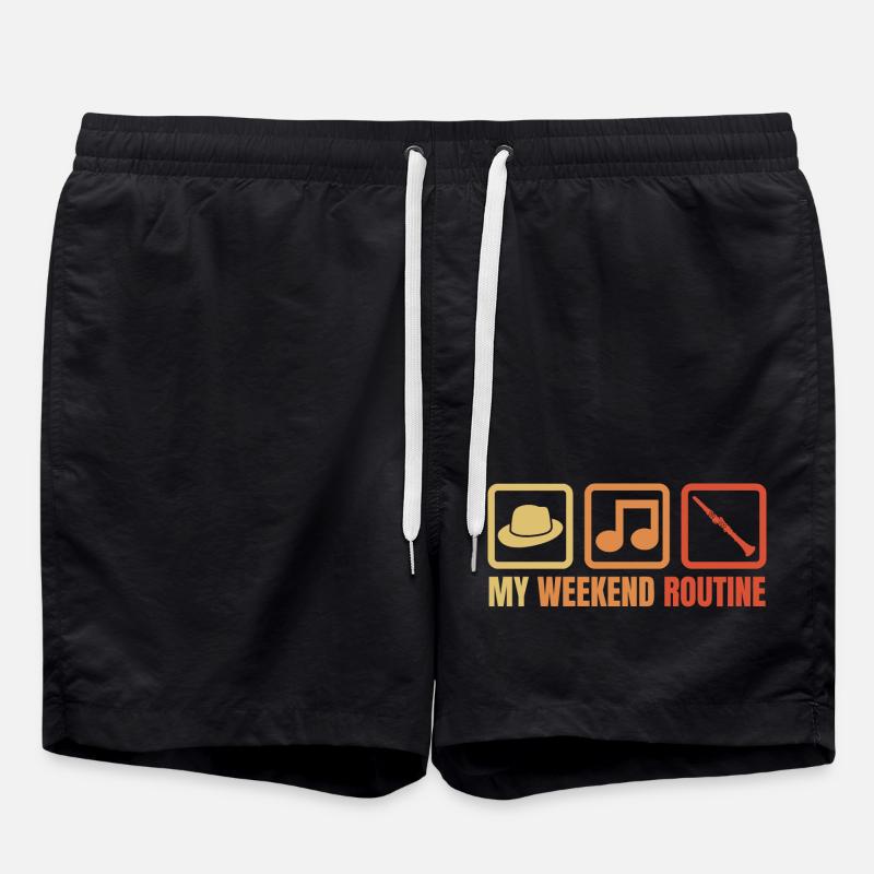 Clarinetists Weekend - Swim Trunks - black