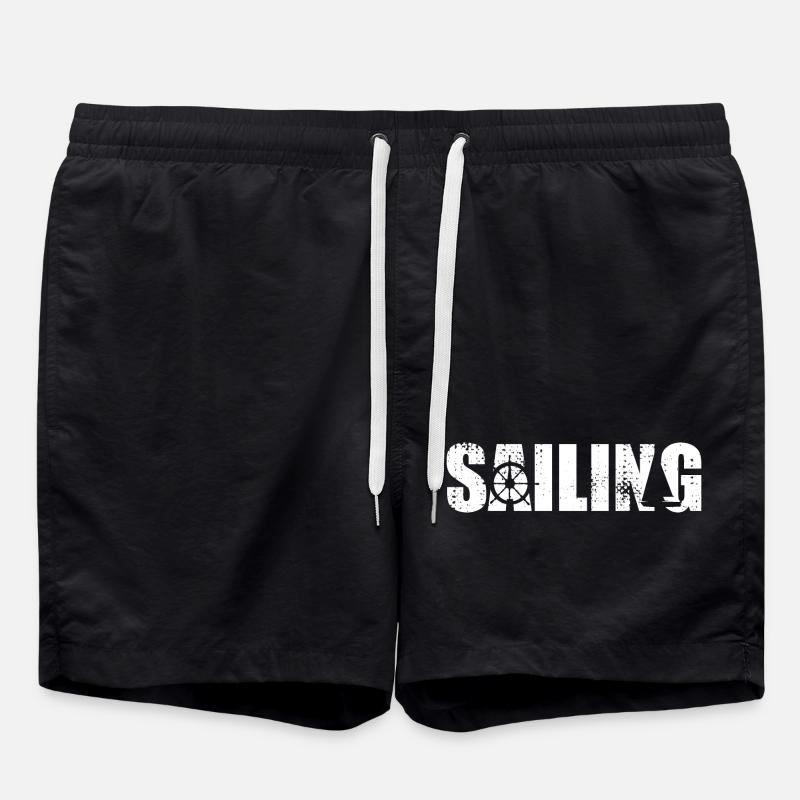 Sail - Swim Trunks - black
