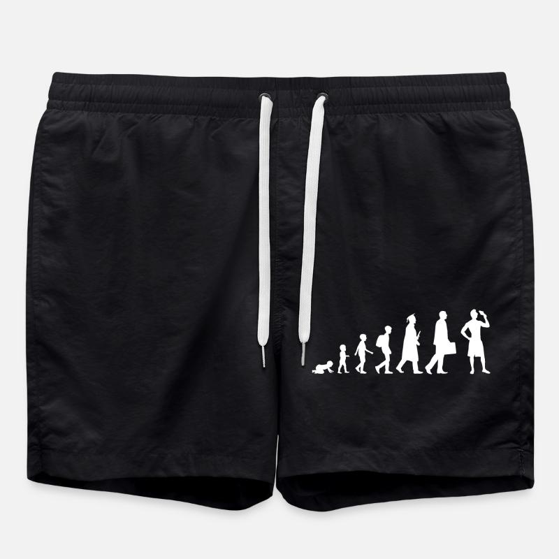 Eiscreme Evolution - Badeshorts - Schwarz