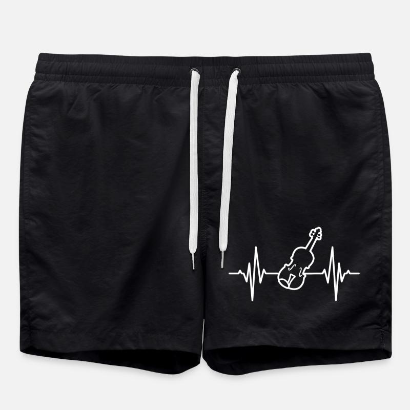 Violin Pulse Pulse - Swim Trunks - black