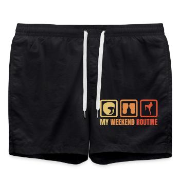 Kickboxer Weekend - Swim Trunks - black - Front - AI Model Male 185 light (185cm)