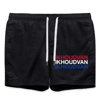 I LOVE PAYS-BAS Drapeau des Pays-Bas - Short de bain - noir - Devant - AI Model Male 185 light (185cm)
